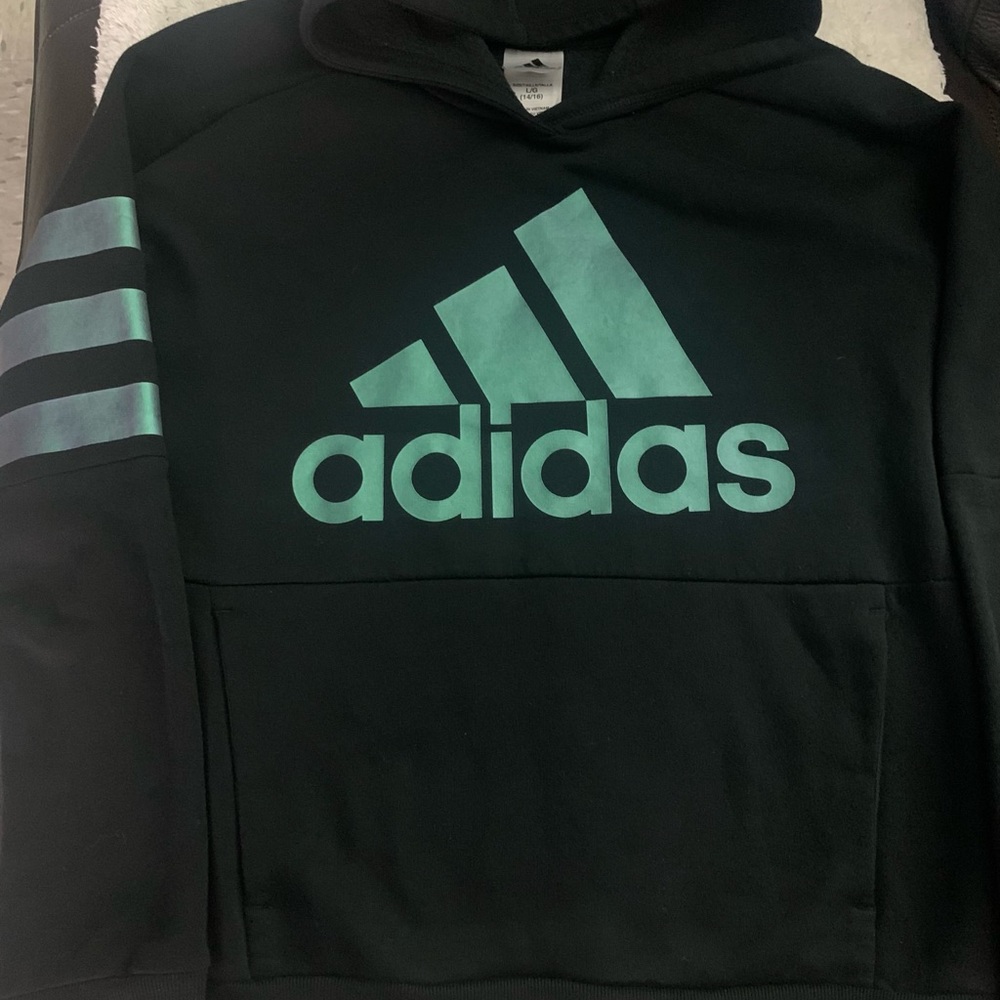 Big boy Adidas hoodie sweater
